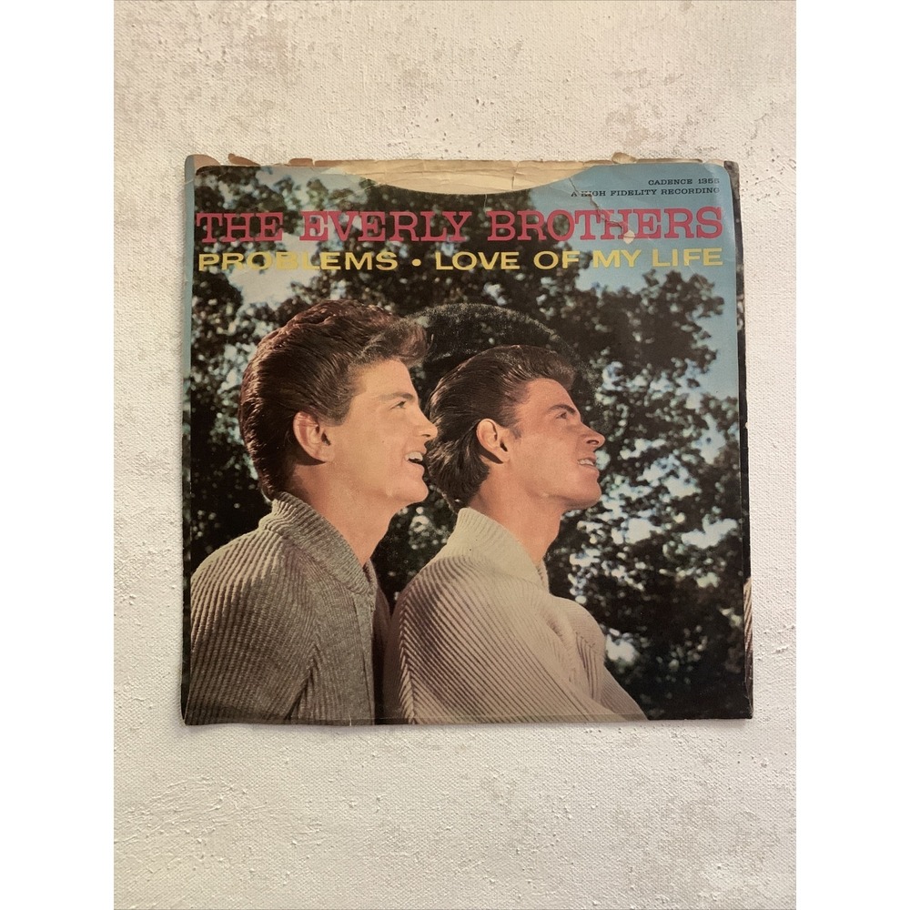 The Everly Brothers - Problems - Cadence (45RPM 7")(RC351) VG